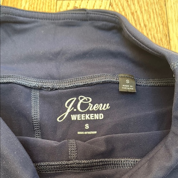 J Crew Navy Biker Athletic Shorts - Picture 2 of 4